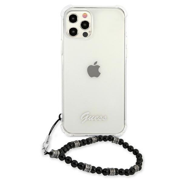 Guess Guess iPhone 12 Pro Max Skal Svart Pearl - Transparent
