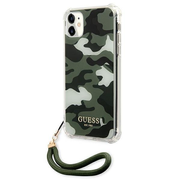 Guess Guess Skal iPhone 11 Camo Collection - Grön