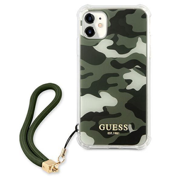 Guess Guess Skal iPhone 11 Camo Collection - Grön