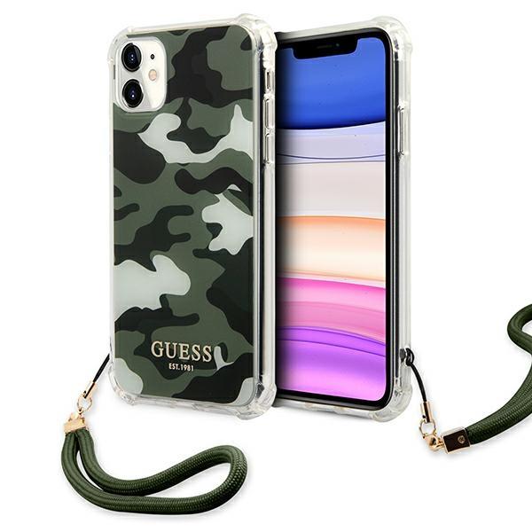 Guess Guess Skal iPhone 11 Camo Collection - Grön