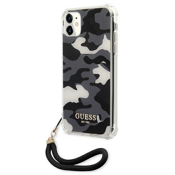 Guess Guess Skal iPhone 11 Camo Collection - Svart