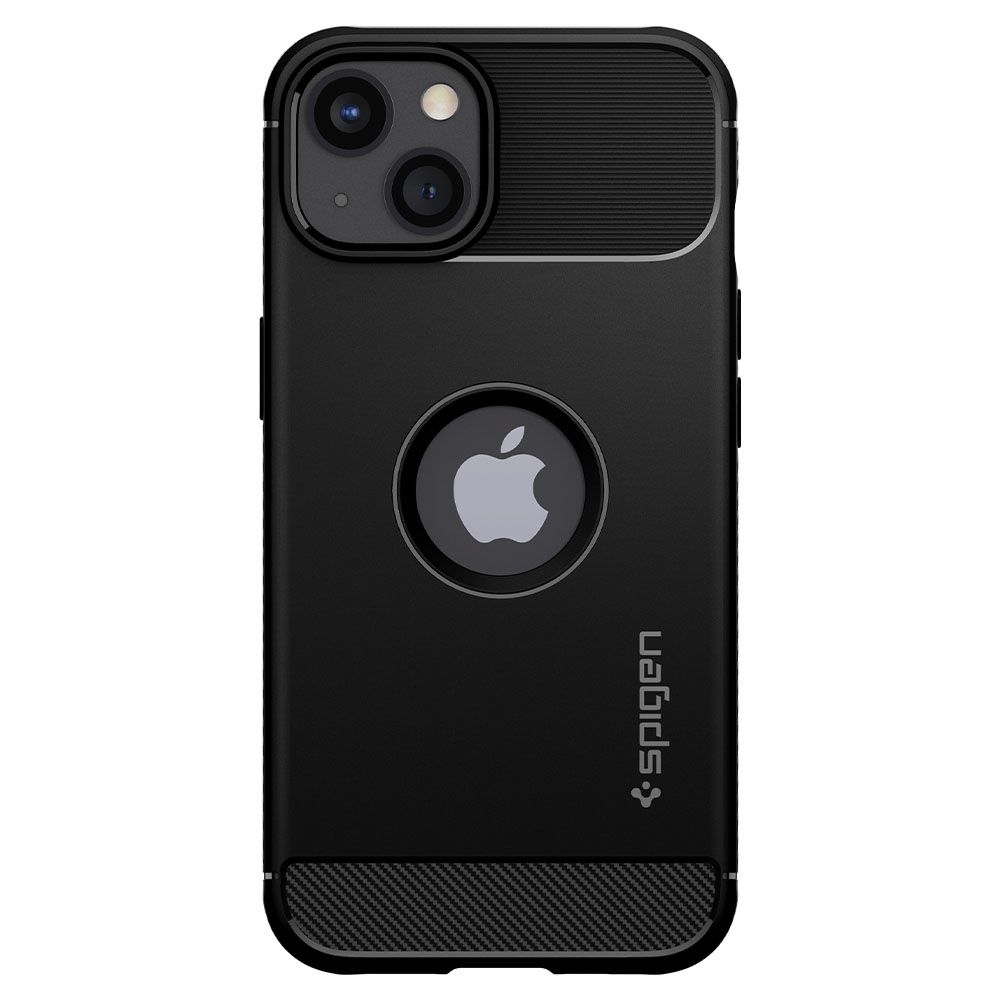 Spigen Spigen Rugged Armor Mobilskal iPhone 13 - Matte Svart