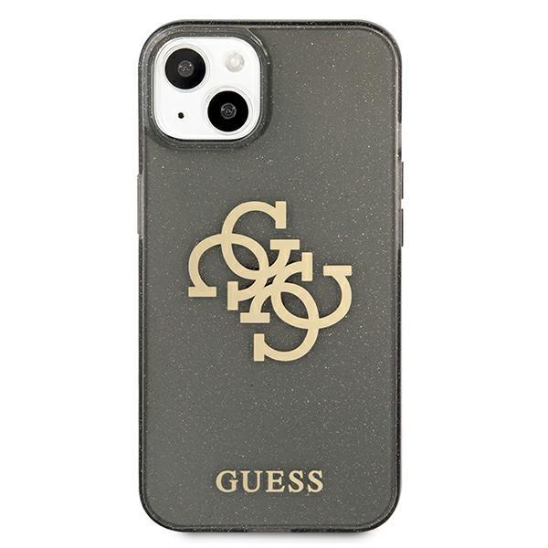 Guess Guess Skal iPhone 13 mini Glitter Big Logo - Svart