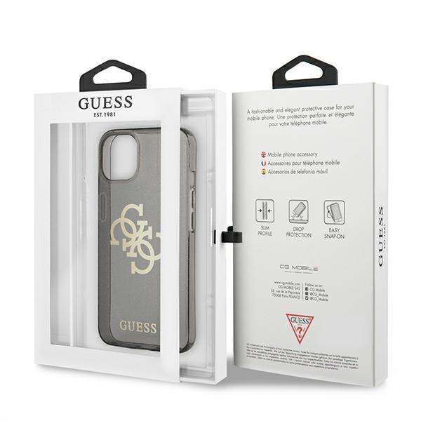 Guess Guess Skal iPhone 13 mini Glitter Big Logo - Svart