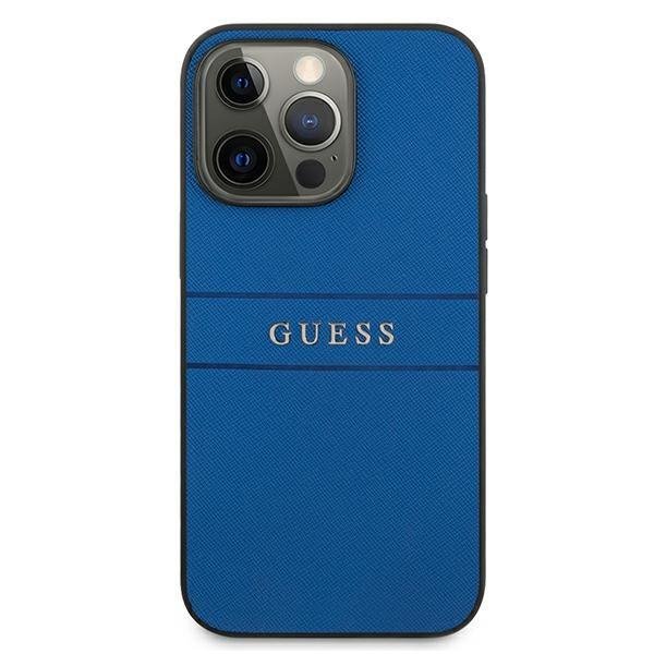 Guess Guess Saffiano Strap Skal iPhone 13 Pro - Blå