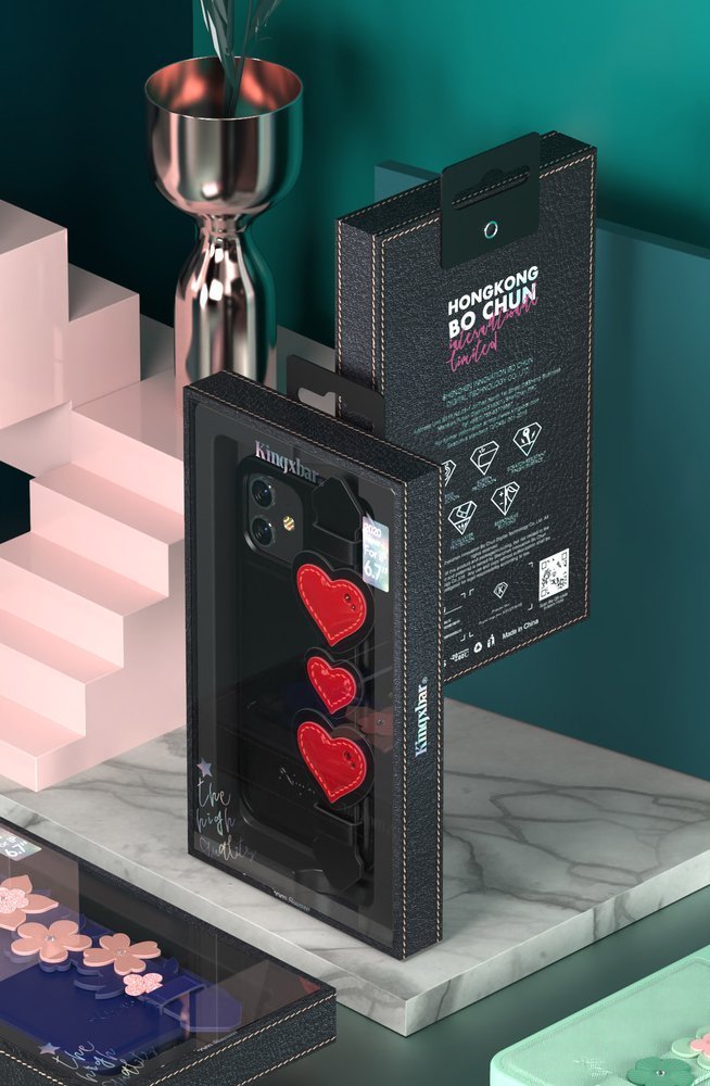 Kingxbar Kingxbar Sweet MobiliPhone 12 Pro Max Skal - Svart