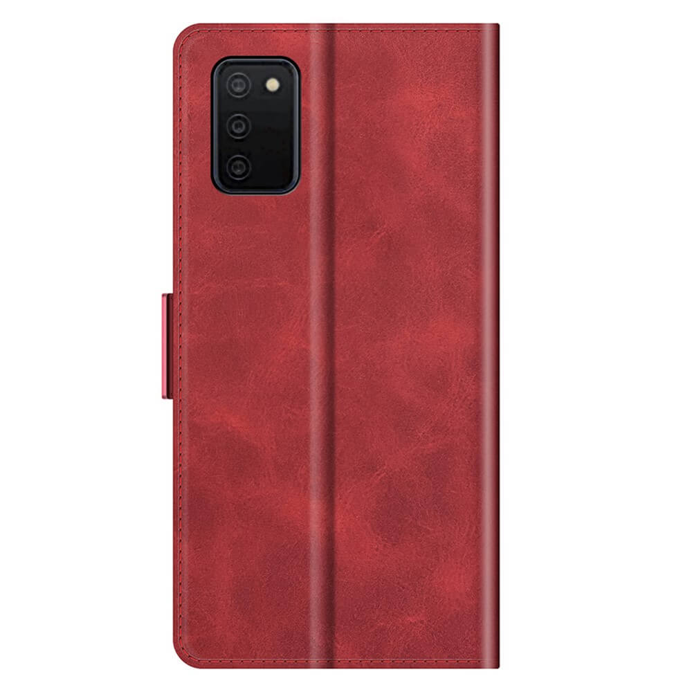 OEM Flip Folio Plånboksfodral till Samsung Galaxy A03s - Röd