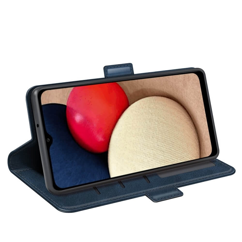 OEM Flip Folio Plånboksfodral till Samsung Galaxy A03s - Blå