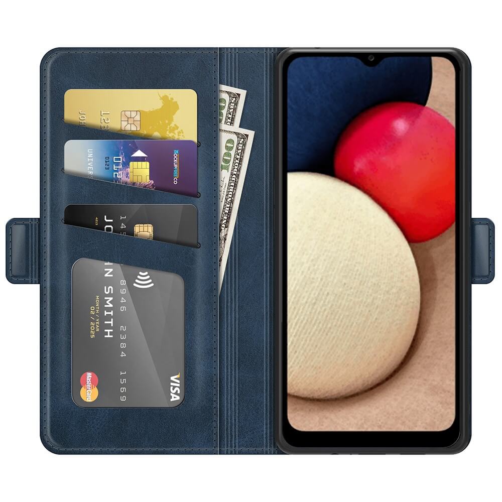 OEM Flip Folio Plånboksfodral till Samsung Galaxy A03s - Blå