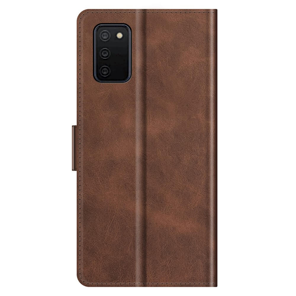 OEM Flip Folio Plånboksfodral till Samsung Galaxy A03s - Coffee