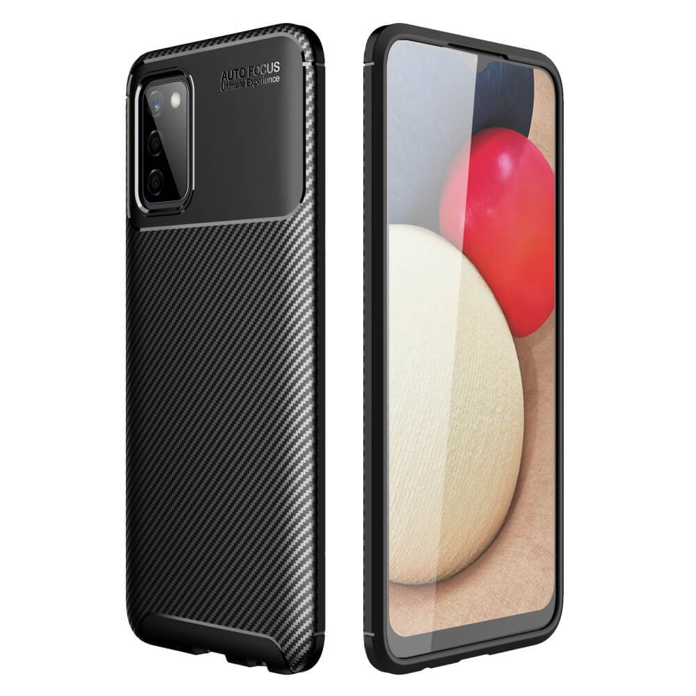 OEM Carbon Fiber Mobilskal till Samsung Galaxy A03s - Svart