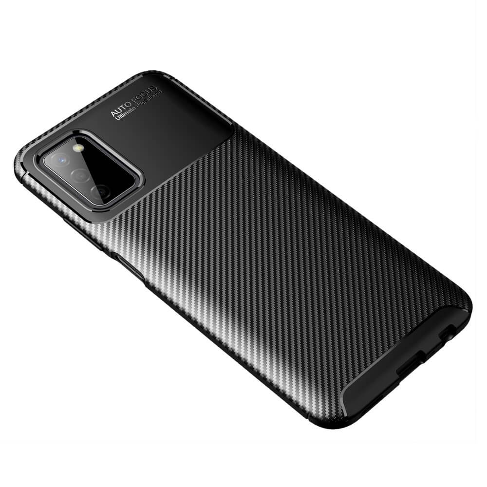 OEM Carbon Fiber Mobilskal till Samsung Galaxy A03s - Svart