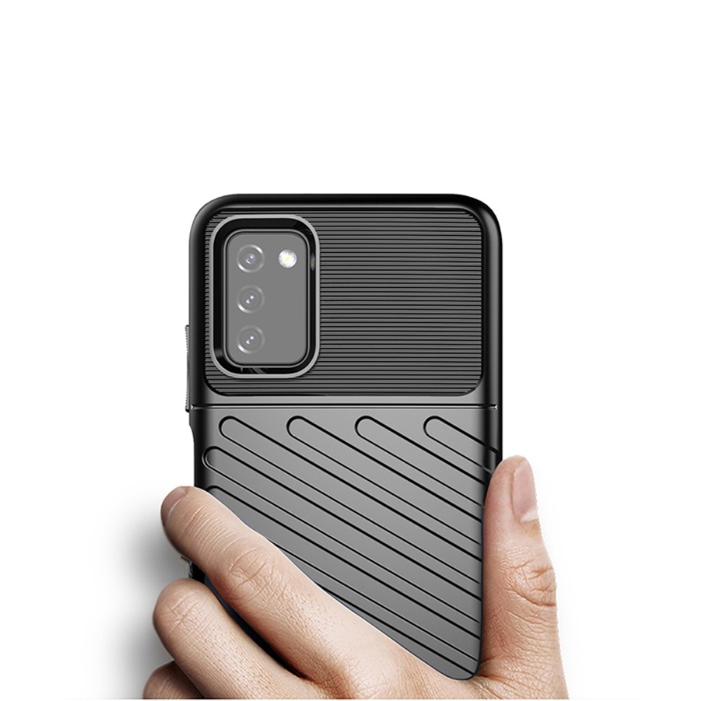 OEM Thunder Twill Skal till Samsung Galaxy A03s - Svart