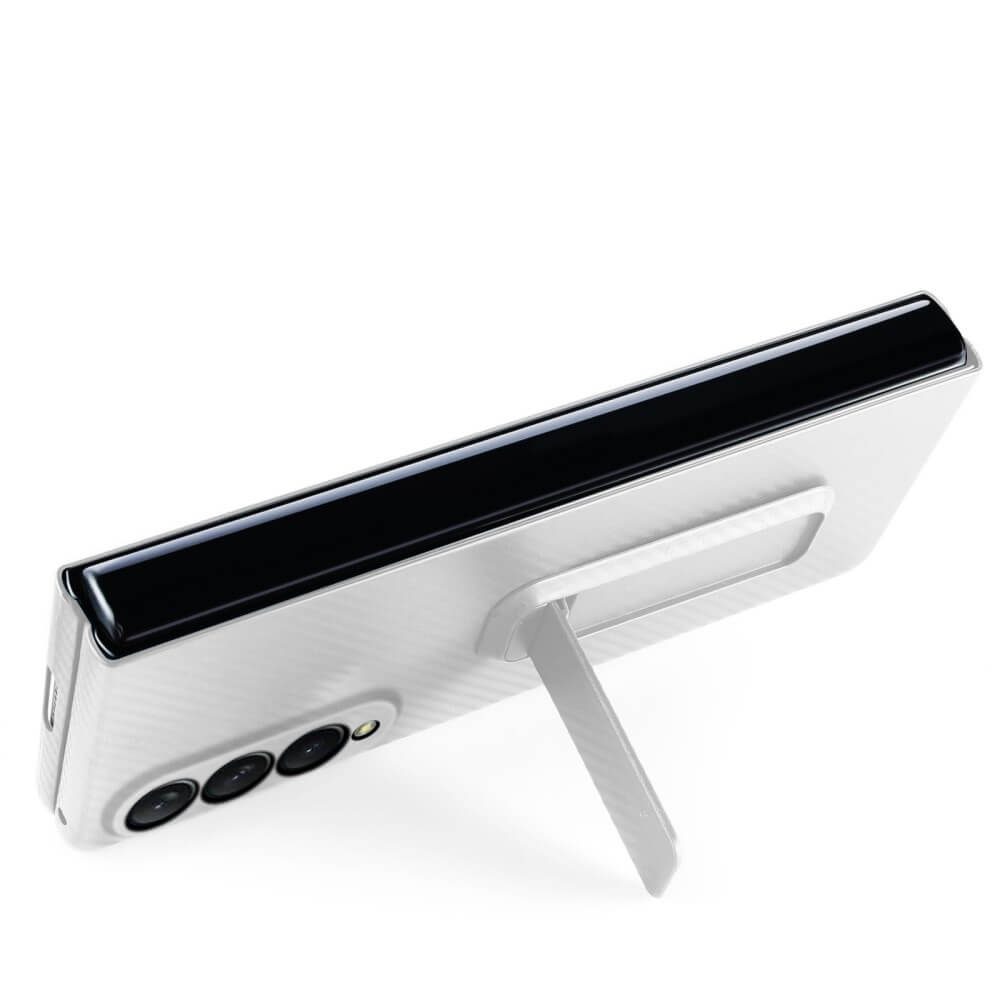 OEM Carbon Fiber Mobilskal till Samsung Galaxy Z Fold 3 - Vit