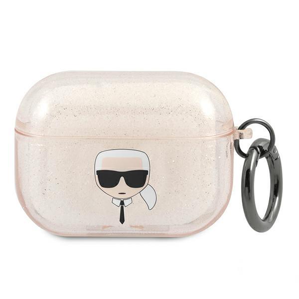 KARL LAGERFELD Karl Lagerfeld Glitter Karl`S Head Skal Airpods Pro - Guld
