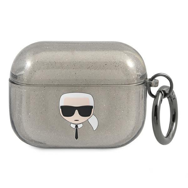 KARL LAGERFELD Karl Lagerfeld Glitter Karl`S Head Skal Airpods Pro - Svart