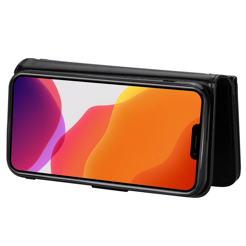 OEM 2-i-1 iPhone 13 Pro Max Plånboksfodral 9 Kortplatser - Svart