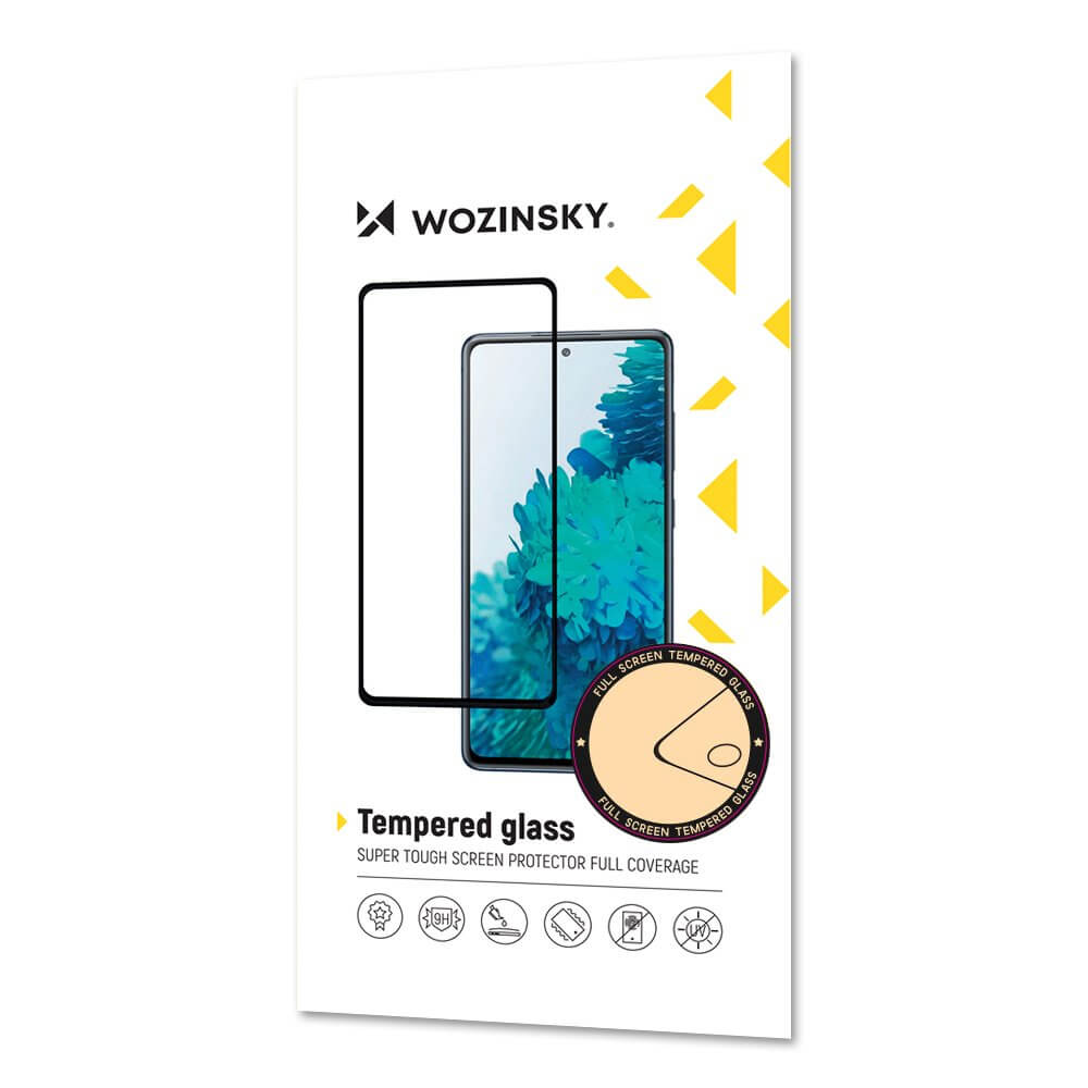Wozinsky Wozinsky Full Glue Härdat Glas Skärmskydd till iPhone 13/13 Pro - Svart