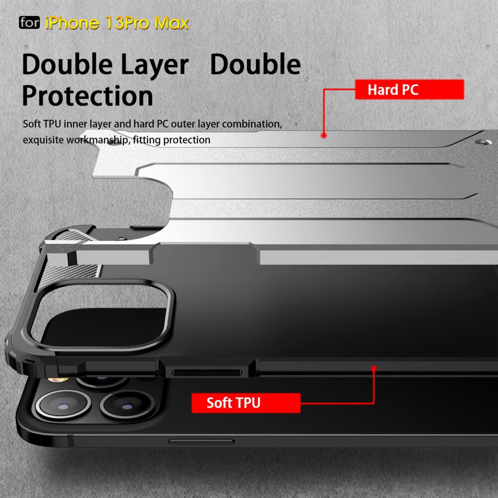 OEM Armor Guard Mobilskal till iPhone 13 Pro Max - Guld