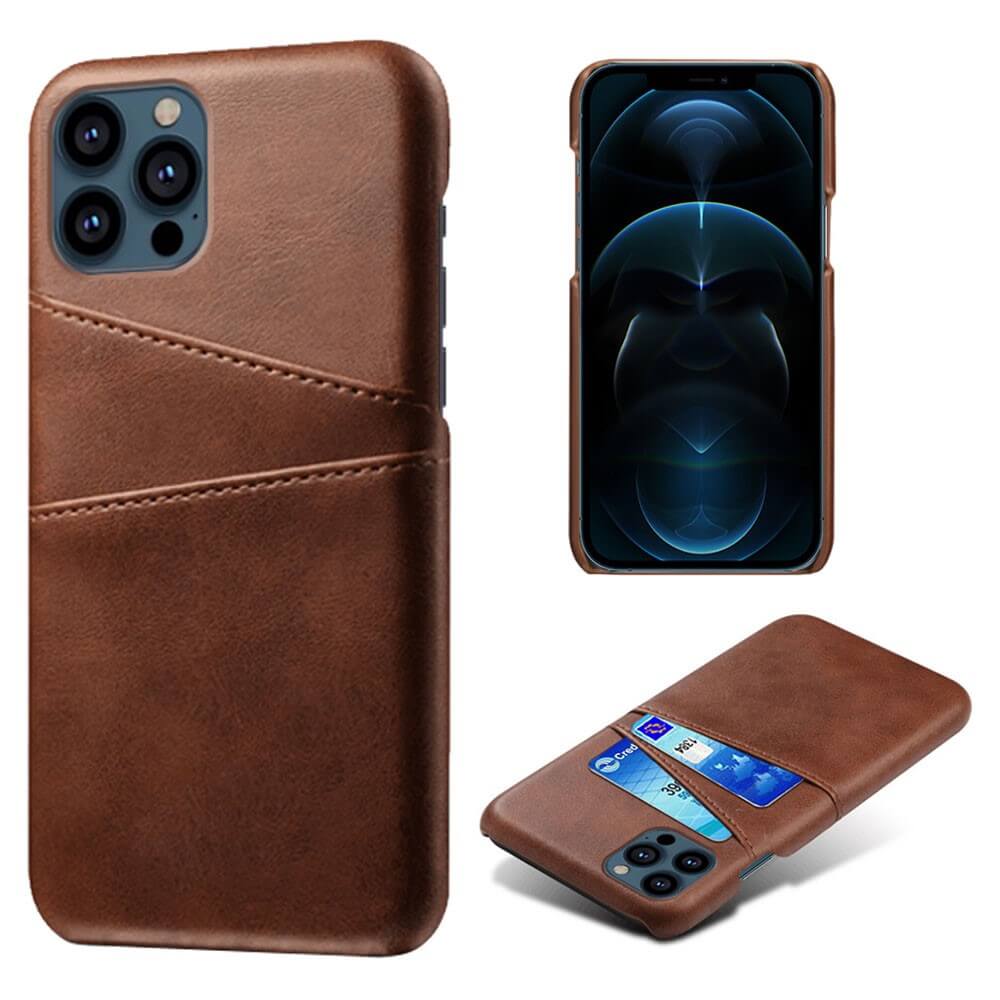 OEM Retro Mobilskal med Kortplatser iPhone 13 Pro Max - Brun