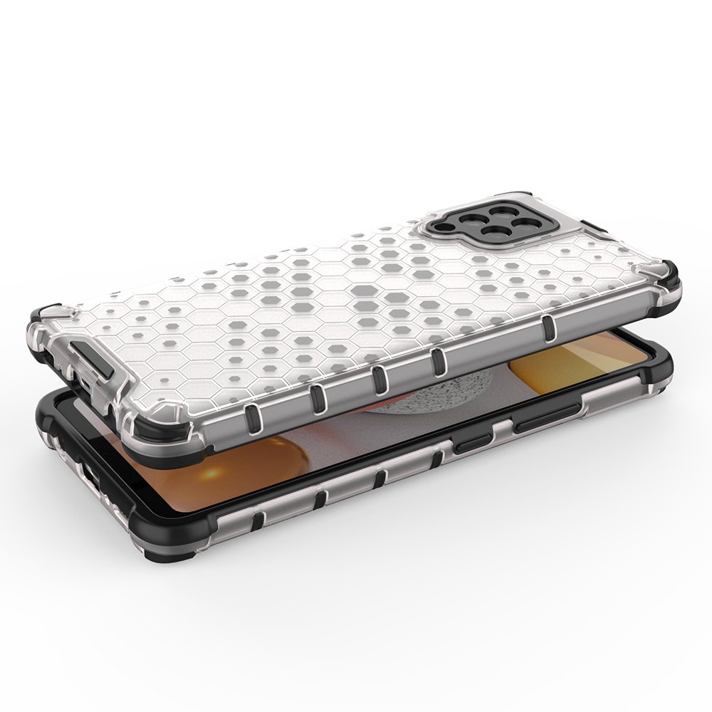 OEM Honeycomb Armor Bumper Skal Galaxy A42 5g - Transparent