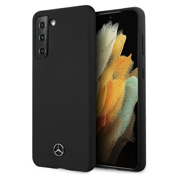 Mercedes Mercedes Mobilskal Galaxy S21 Silicone Line - Svart