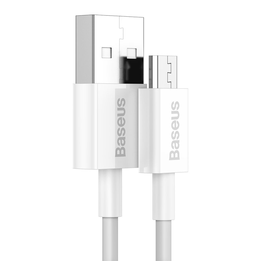 BASEUS Baseus Superior Kabel Micro USB 2A 1m - Vit