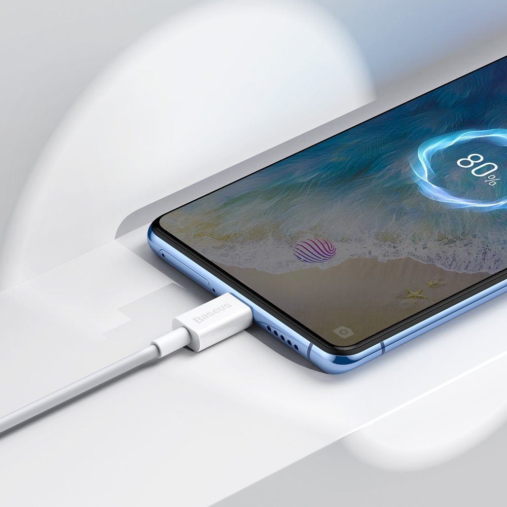 BASEUS Baseus Superior Kabel Micro USB 2A 1m - Vit