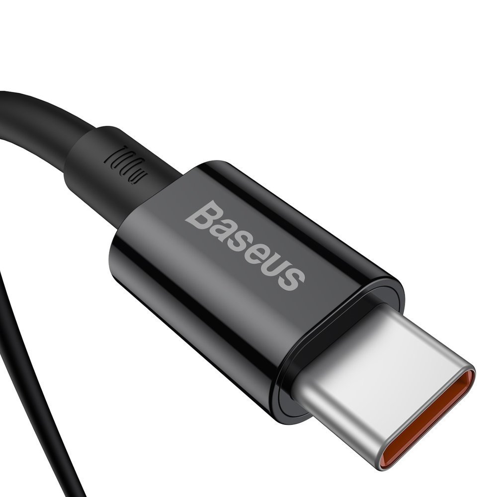 BASEUS Baseus Superior USB-C till USB-C kabel 100W 5A 20V 1m - Svart