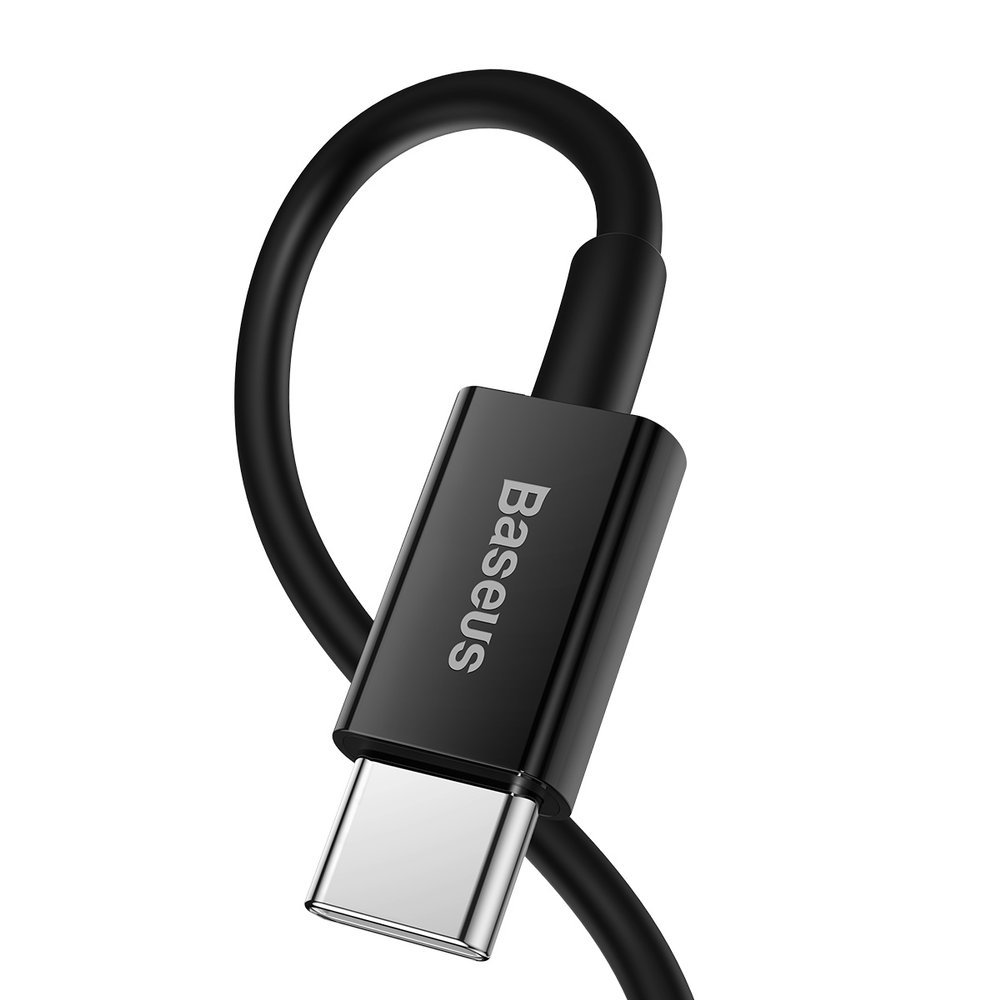 BASEUS Baseus Fast Charging USB-C till Lightning kabel 1m - Svart