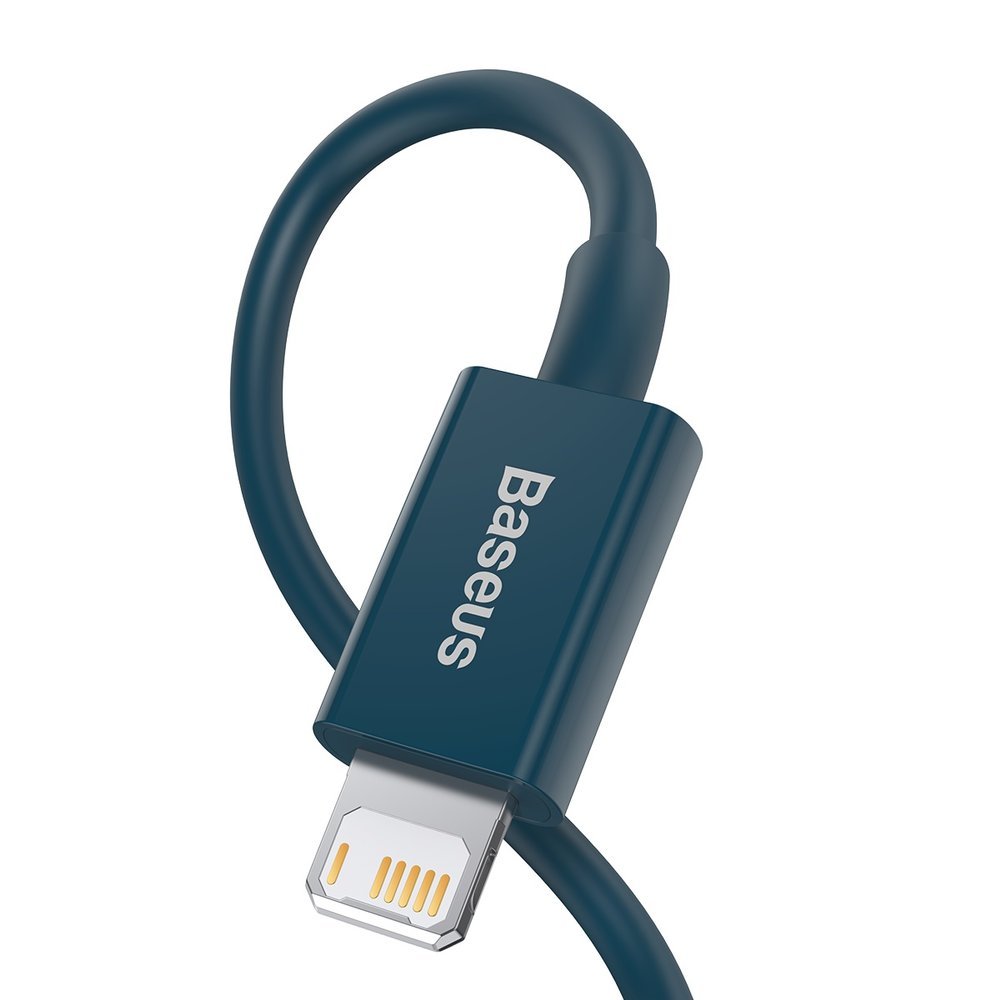 BASEUS Baseus Superior USB-A till Lightning kabel 1m - Blå