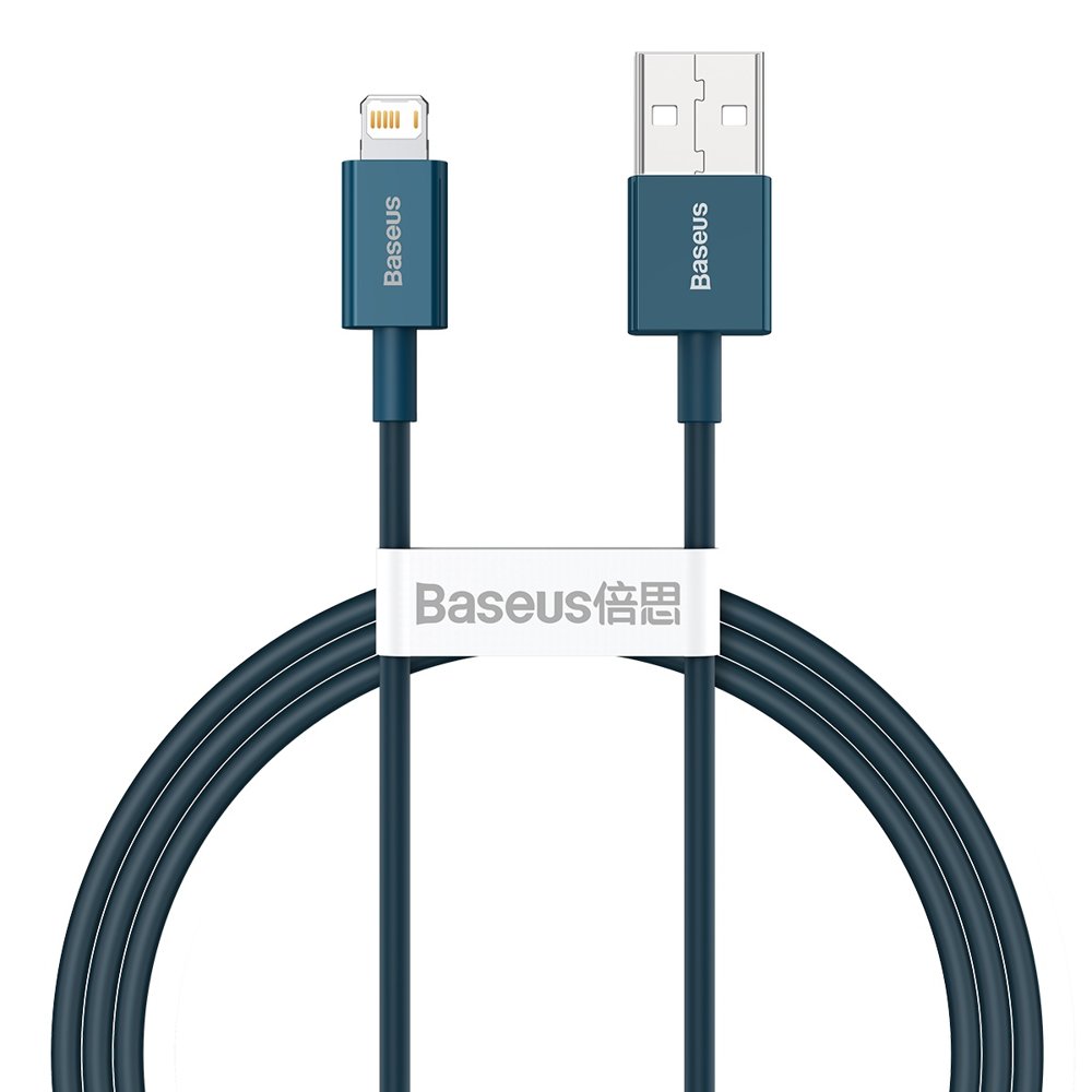 BASEUS Baseus Superior USB-A till Lightning kabel 1m - Blå