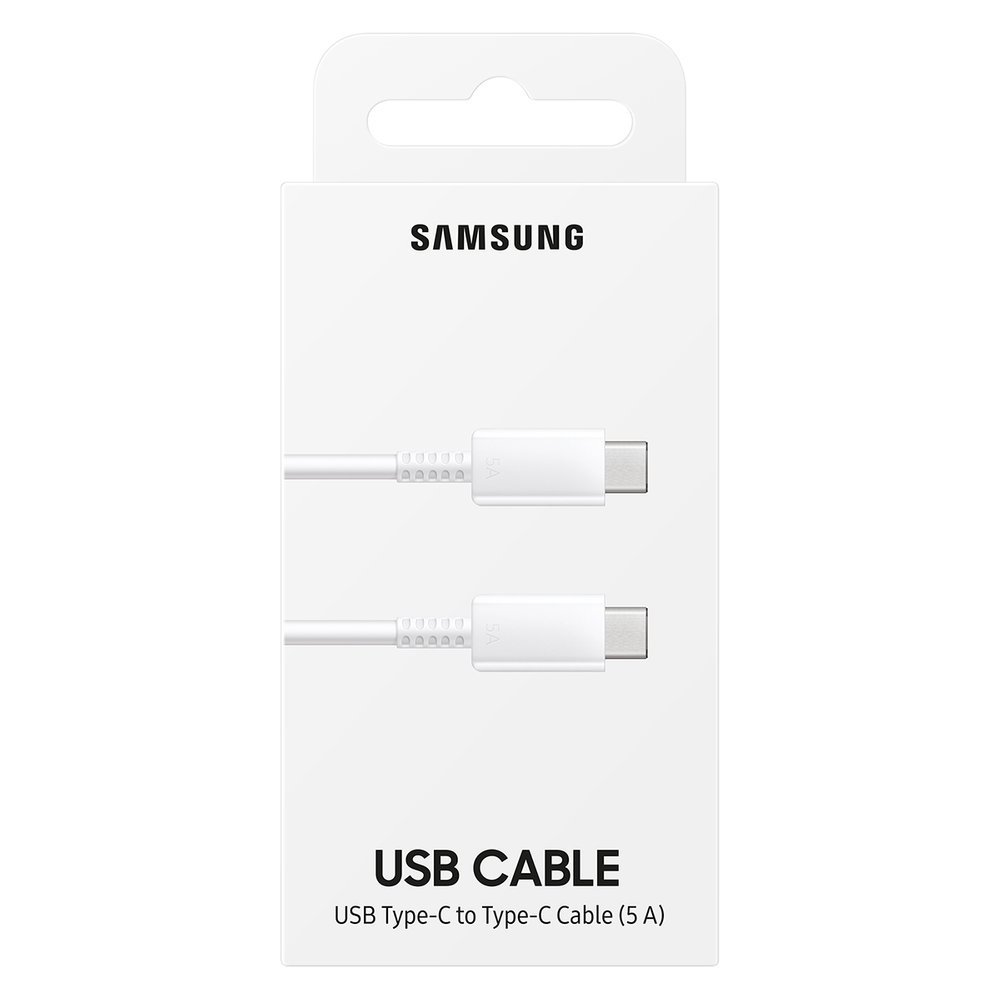 OEM Samsung USB-C till USB-C kabel 100W 5A 1m - Vit