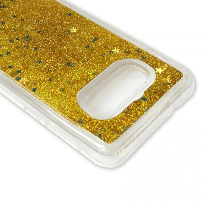 Boom of Sweden Glitter Skal till Samsung Galaxy S10e - Guld