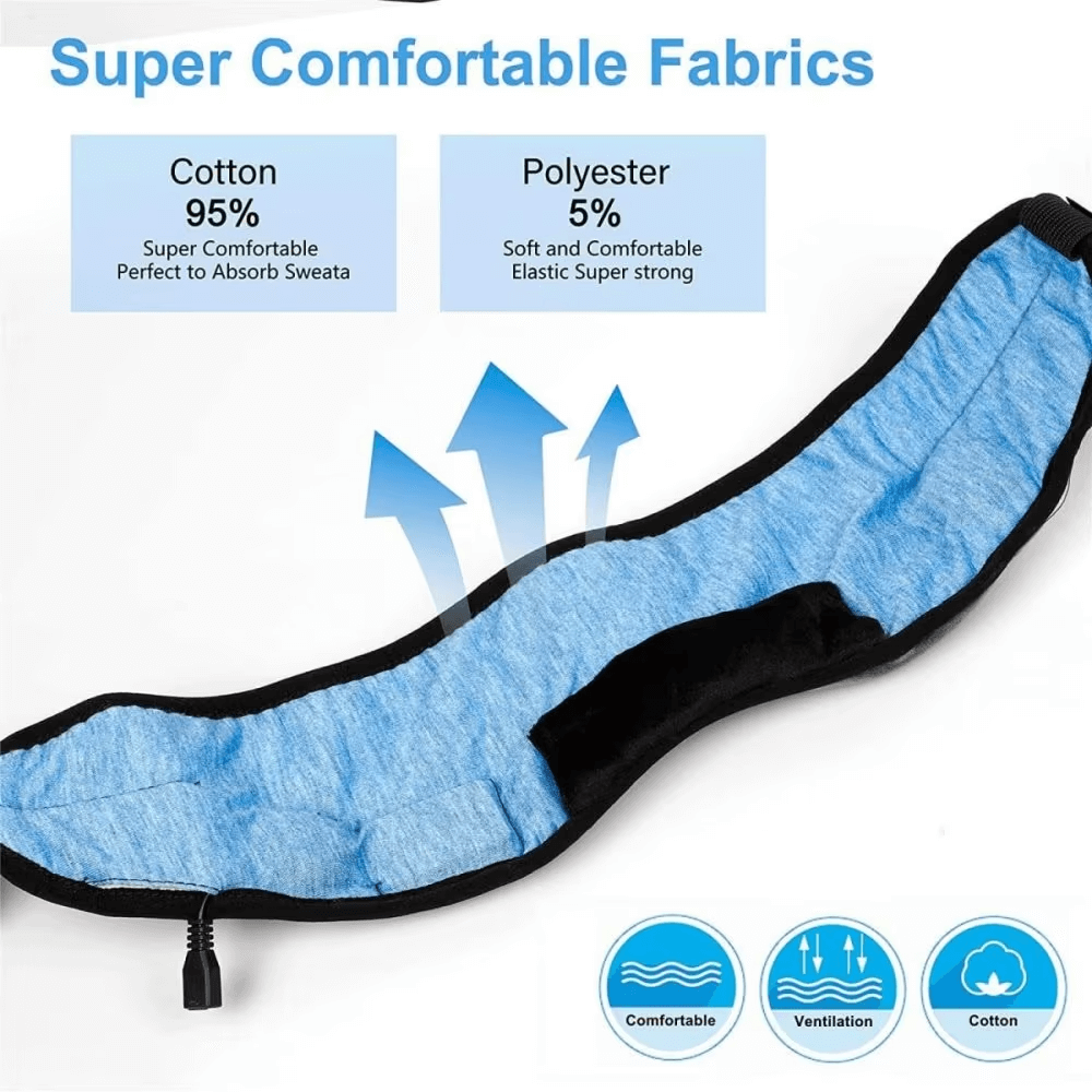 A-One Brand Bluetooth Sovhörlurar - Sovmask - Svart