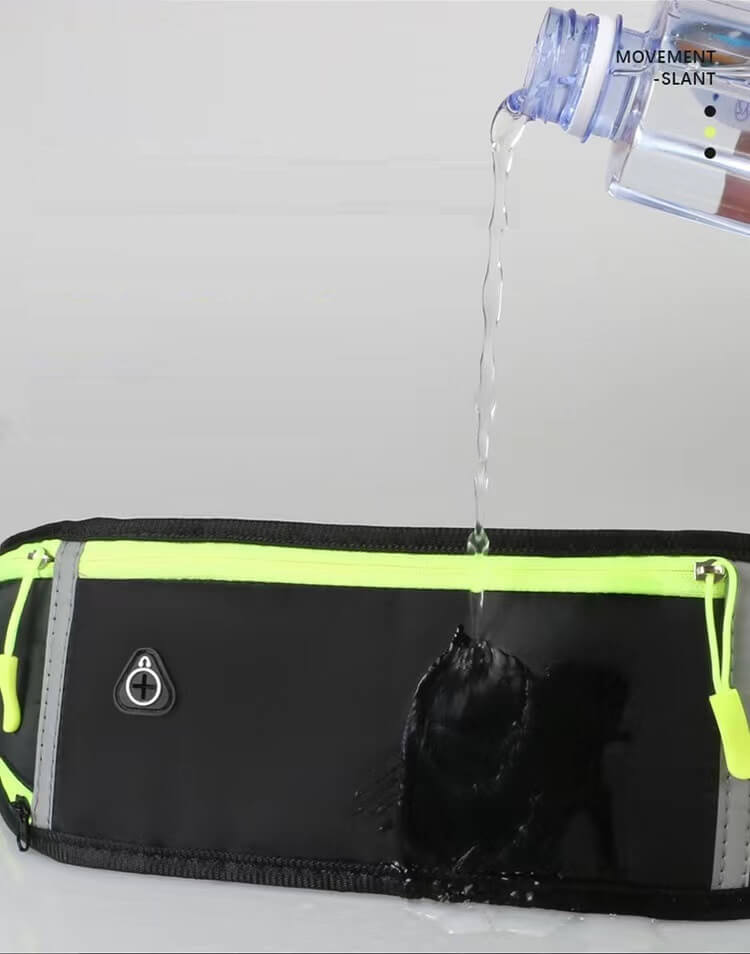 OEM Justerbar bältesväska/midjeväska med flera fickor - Rosa