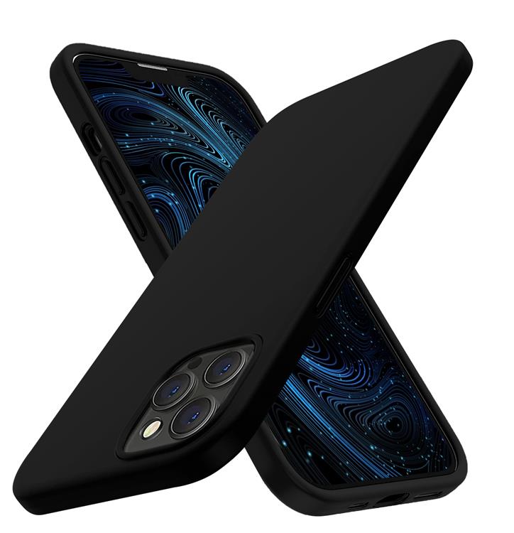 OEM Liquid Silicone Skal iPhone 13 Pro - Svart