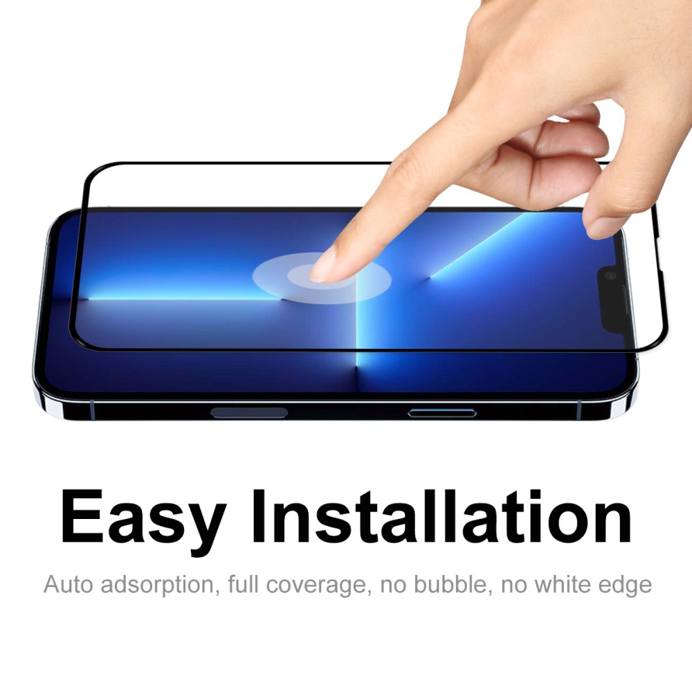 OEM [1-PACK] Härdat Glas Skärmskydd iPhone 13 Pro Max - Svart