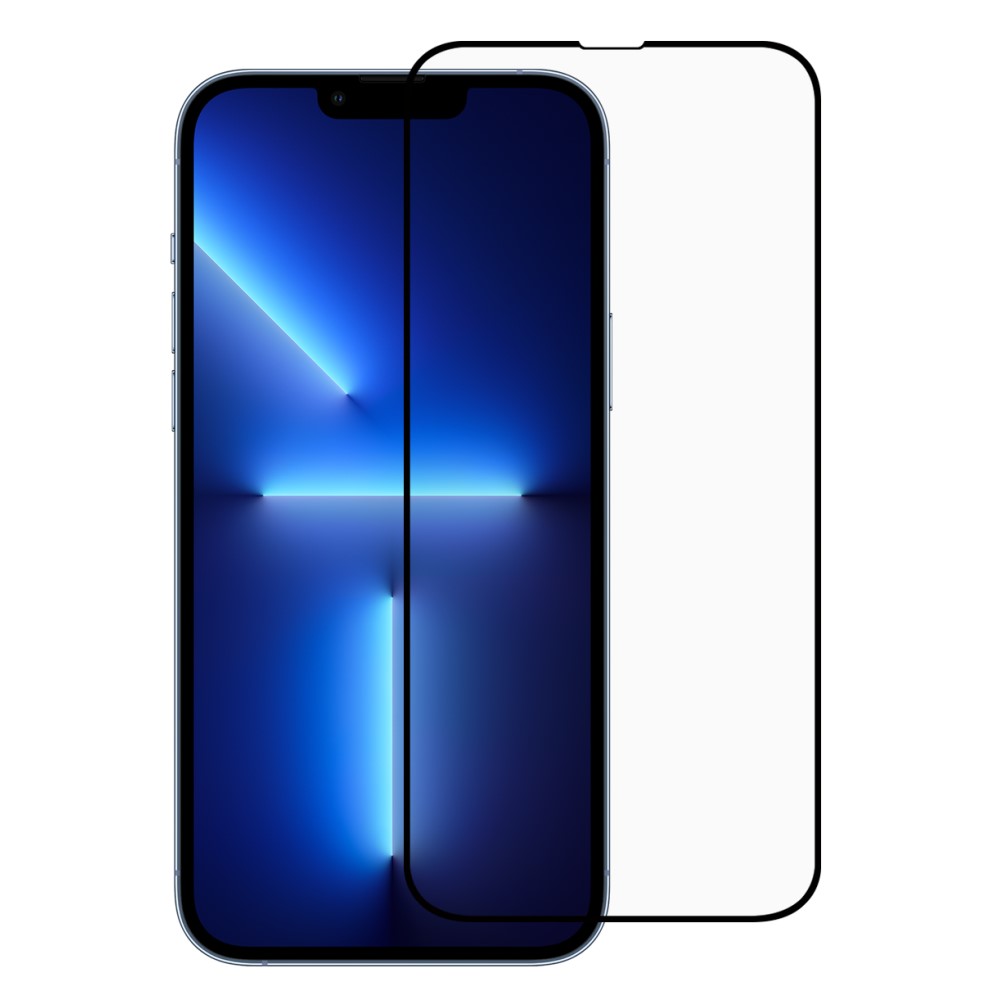 OEM [BULK 1st] iPhone 13 Pro Max Härdat Glas Skärmskydd - Svartkant