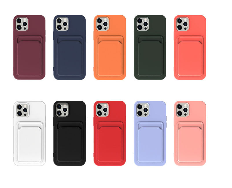 OEM iPhone 13 Pro Max Skal med Kortfack - Rosa