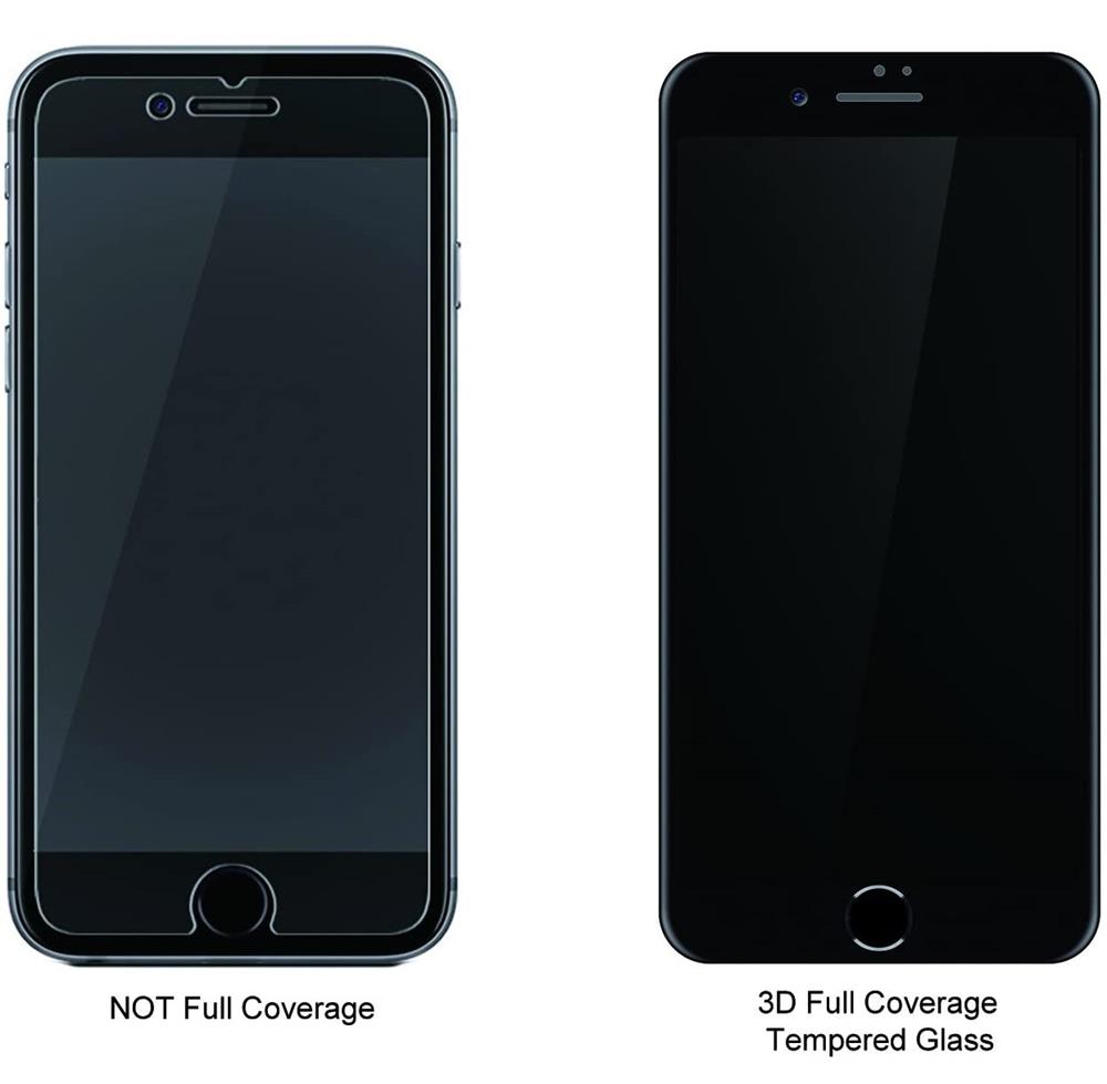 OEM [BULK 1st] iPhone 8 Plus/iPhone 7 Plus Härdat Glas Skärmskydd - Privacy