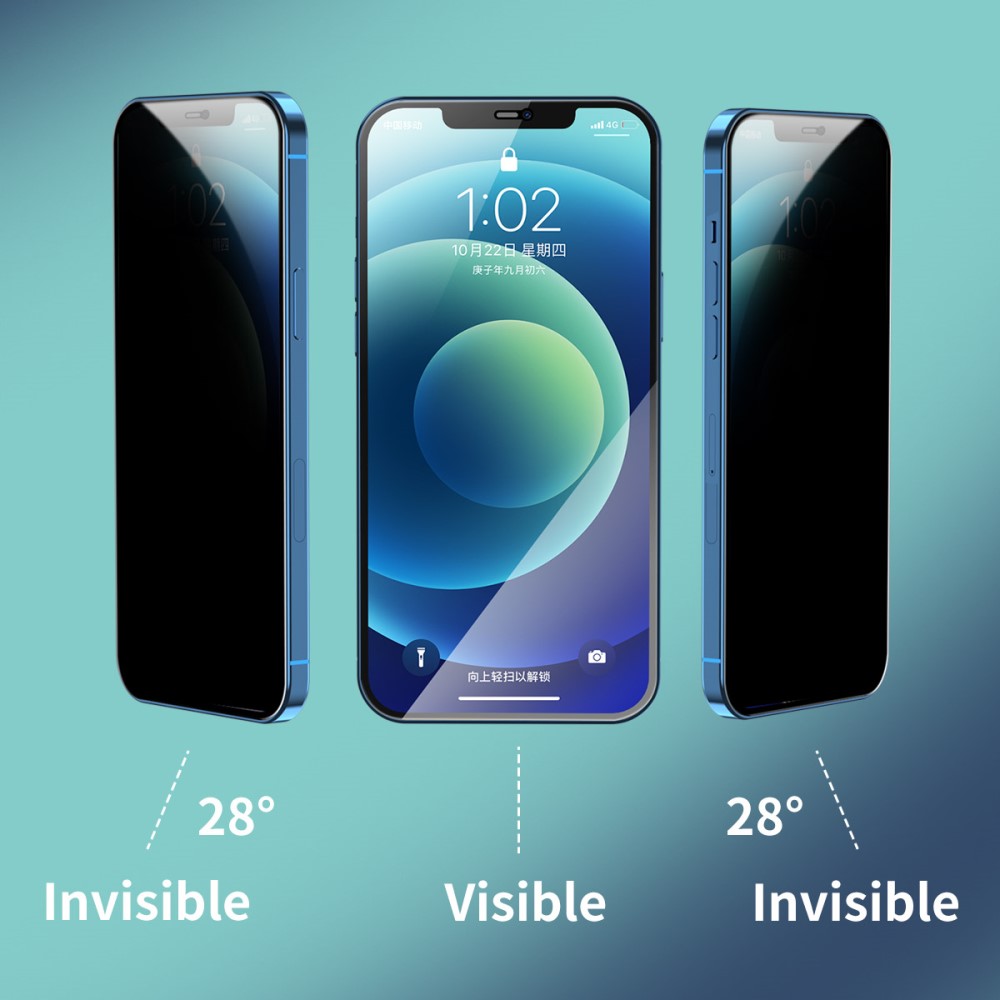 OEM [1-PACK] Privacy Härdat Glas Skärmskydd iPhone XS Max/11 Pro Max