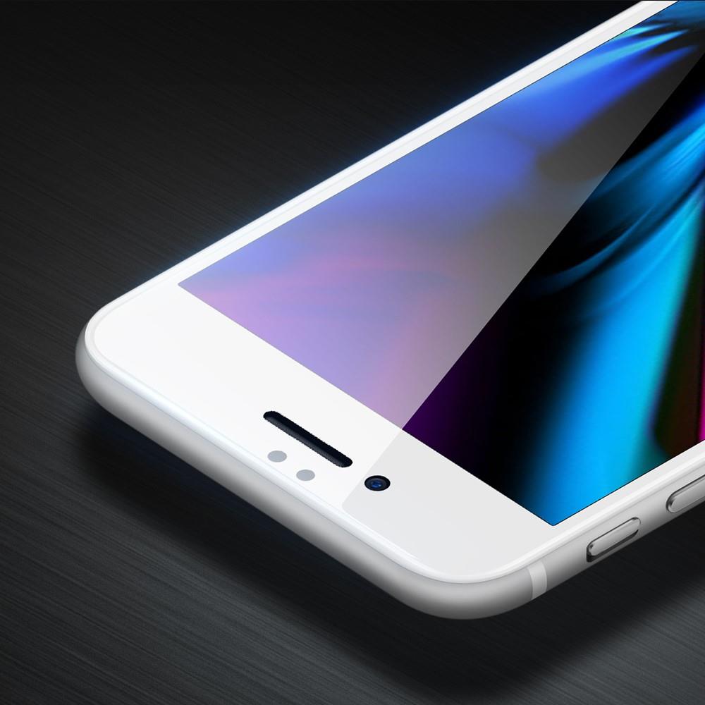 OEM [1-PACK] Härdat Glas Skärmskydd iPhone 8 Plus / iPhone 7 Plus - Vit