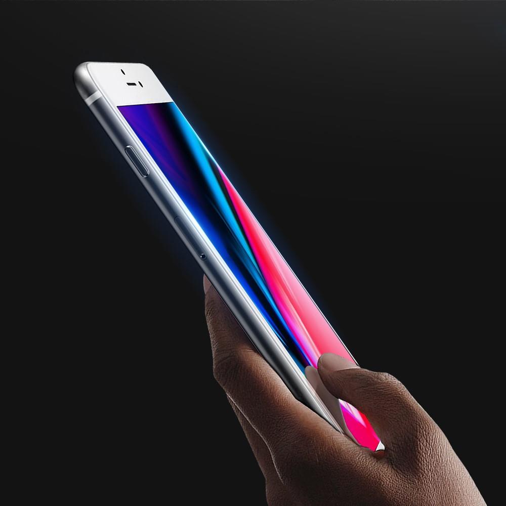 OEM [1-PACK] Härdat Glas Skärmskydd iPhone 8 Plus / iPhone 7 Plus - Vit