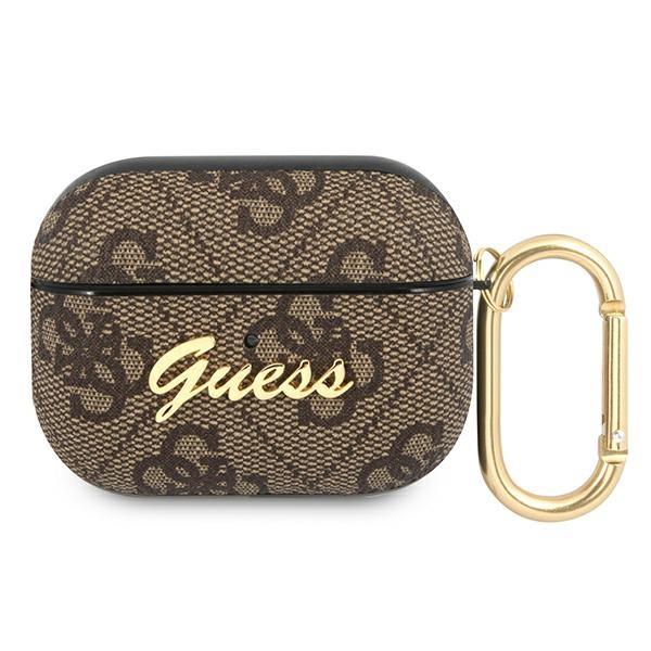 Guess Guess Script Metall Collection Skal AirPods Pro - Brun