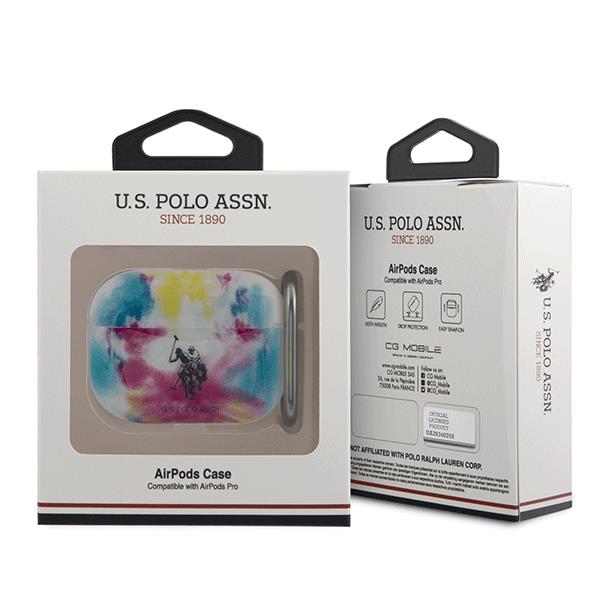US Polo US Polo Tie & Dye Collection Skal AirPods Pro - Flerfärgad