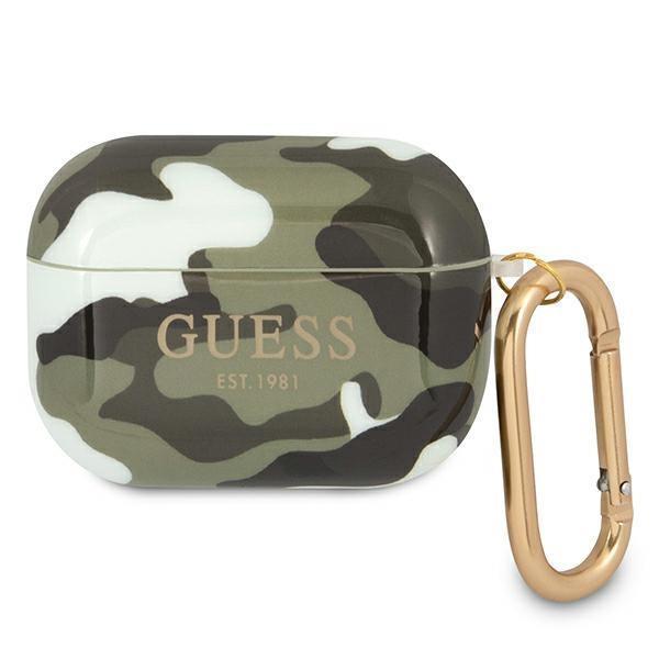 Guess Guess Camo Collection Skal AirPods Pro - Khaki