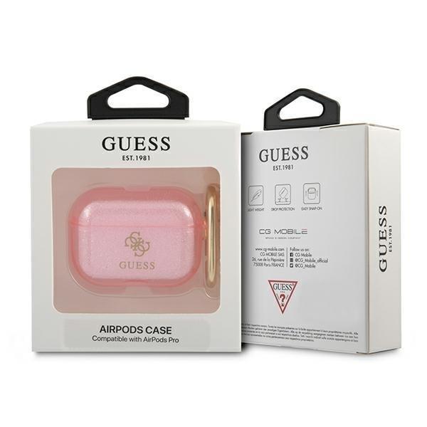 Guess Guess Glitter Collection Skal AirPods Pro - Rosa