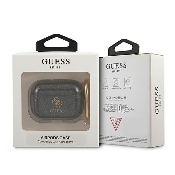 Guess Guess Glitter Collection Skal AirPods Pro - Svart