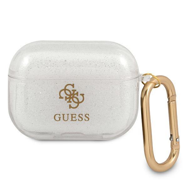Guess Guess Glitter Collection Skal AirPods Pro - Transparent